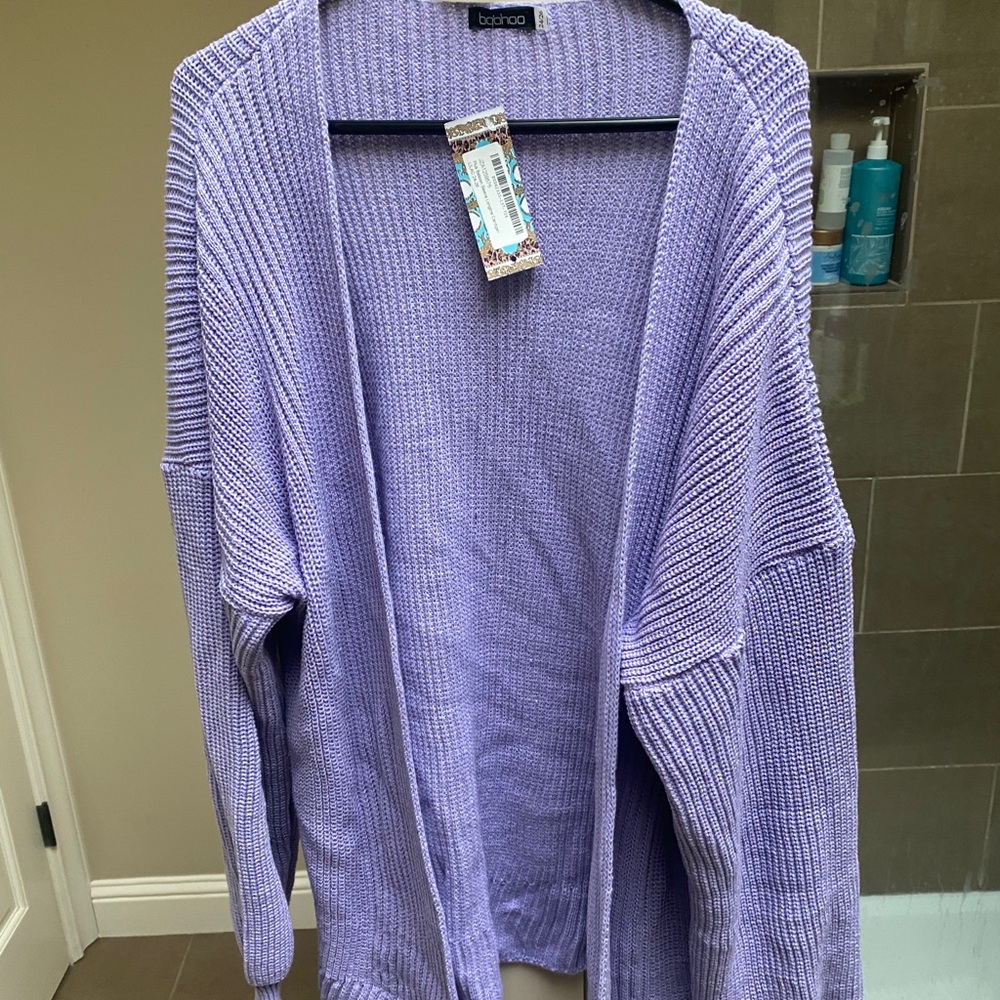 Purple boohoo sweater